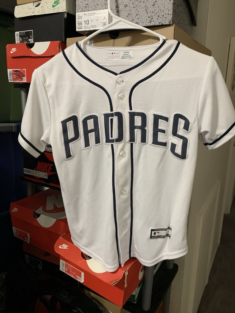 Size Youth S(8yo)- San Diego Padres Manny Machado City Connect Jersey